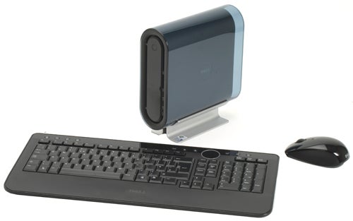 Dell Studio Hybrid Desktop with keyboard and mouse.