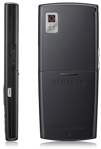 Samsung SGH-i200 smartphone front and side view.