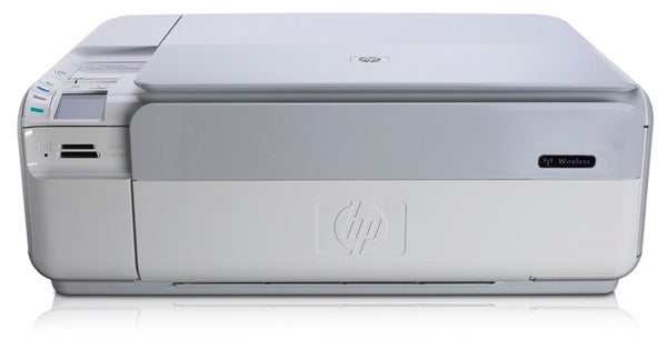 HP Photosmart C4580 All-In-One Inkjet printer on white background.