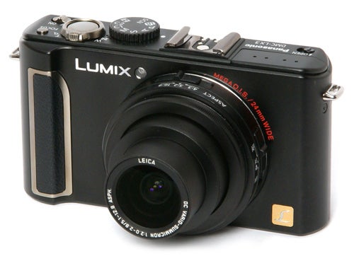 Panasonic Lumix DMC-LX3 front angle