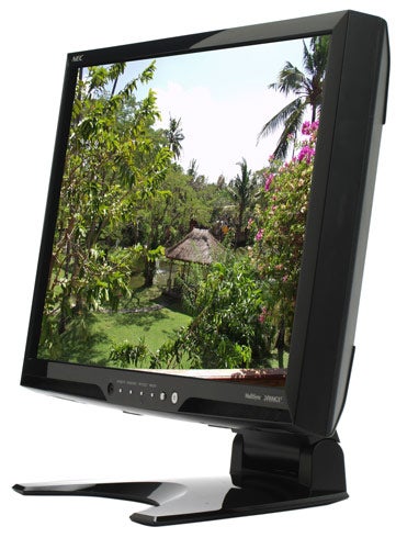 NEC MultiSync LCD24WMGX3 24-inch Monitor displaying landscape image.