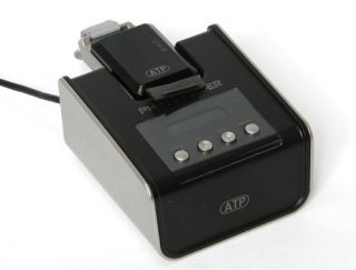ATP Photo Finder Mini with USB cable on white background.