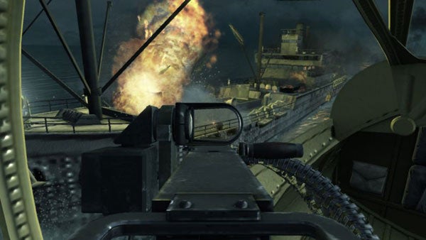 Screenshot of gameplay from Call of Duty: World at War.