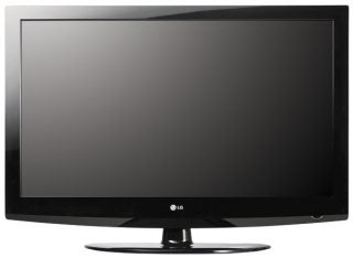LG 19LG3000 19-inch LCD television on white background.