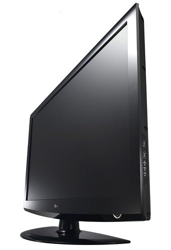 LG 19LG3000 19-inch LCD television side view.