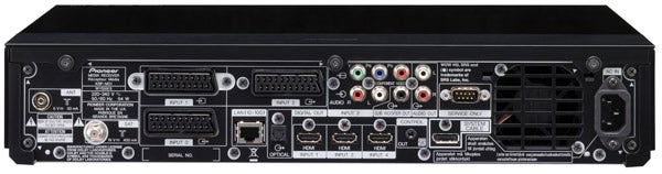 Pioneer Kuro KRP-600A TV rear panel connectivity options