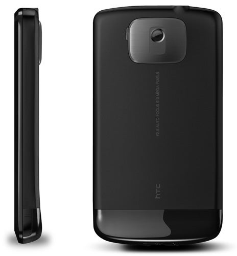 HTC Touch HD smartphone rear view and side profile