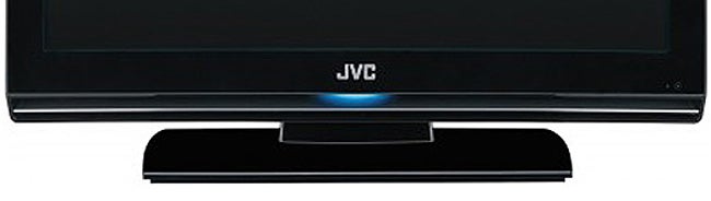 JVC LT-26DE9BJ 26-inch LCD TV front view.