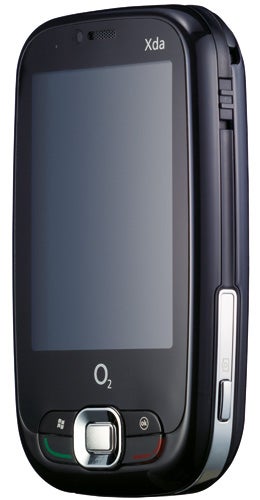 O2 Xda Zest smartphone isolated on white background.