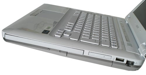 Sony VAIO VGN-CS11S/W notebook open at an angle