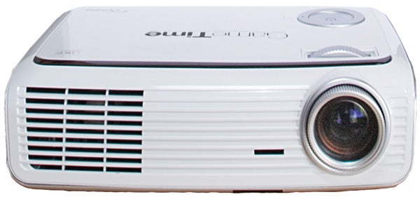 Optoma GameTime GT3000 Projector on white background.
