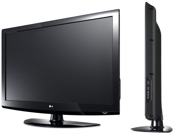 LG 26LG3000 26-inch LCD TV front and side view.