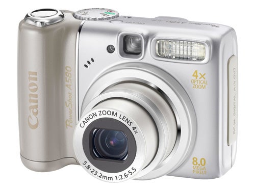 Canon PowerShot A590 digital camera with 4x optical zoom.