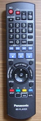 Panasonic DMP-BD55 Blu-ray player remote control.