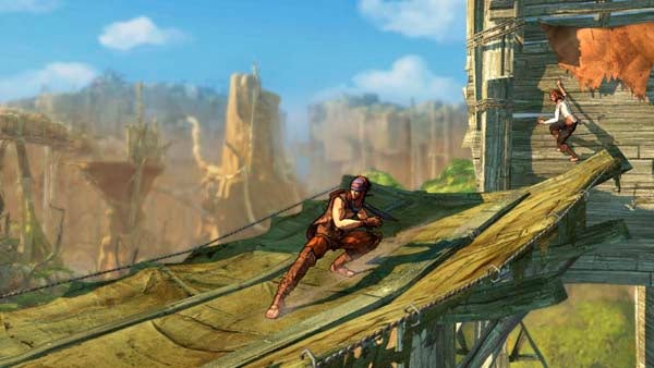 Screenshot of gameplay from Prince of Persia video game.