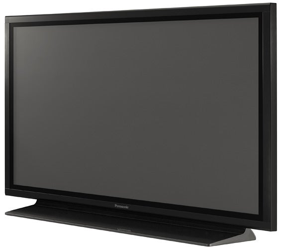 Panasonic TH-65VX100E 65-inch plasma screen television.