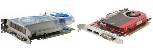 Two HIS HD 4670 IceQ Turbo graphics cards.