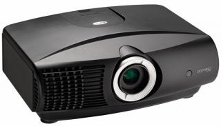 SIM2 Domino D60 DLP Projector on white background.