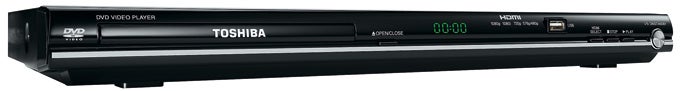 Toshiba SD-580E DVD player with front display.