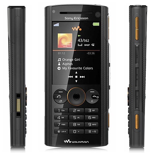 Sony Ericsson W902 mobile phone on white background.