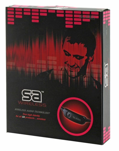 Sleek Audio W1 Wireless Headphone Adapter packaging.
