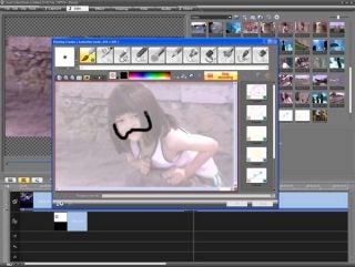 Screenshot of Corel VideoStudio Pro X2 editing interface.