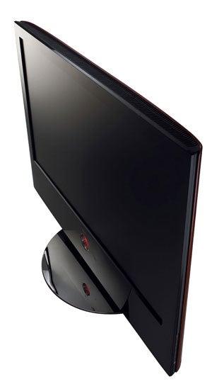 Side view of LG 42LG6100 42-inch LCD TV.