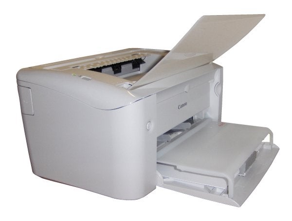 Canon i-SENSYS LBP3100 laser printer with open tray.