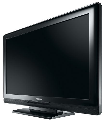 Toshiba 32AV555DB 32-inch LCD television on display.