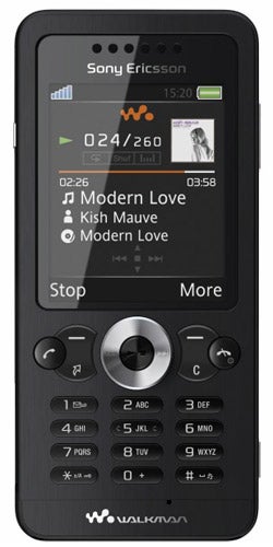 Sony Ericsson W302 Walkman phone on a white background.