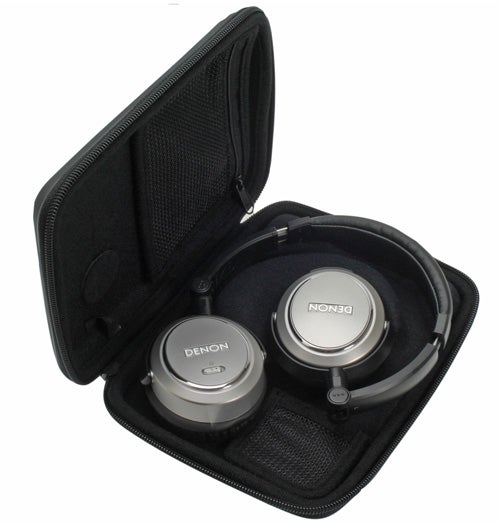 Denon AH-NC732 headphones in carrying case