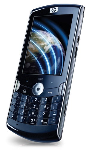 HP iPAQ Voice Messenger smartphone on white background.