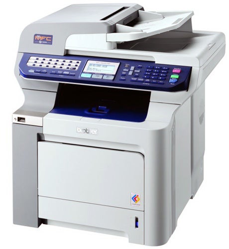 Brother MFC-9840CDW multifunction color laser printer.