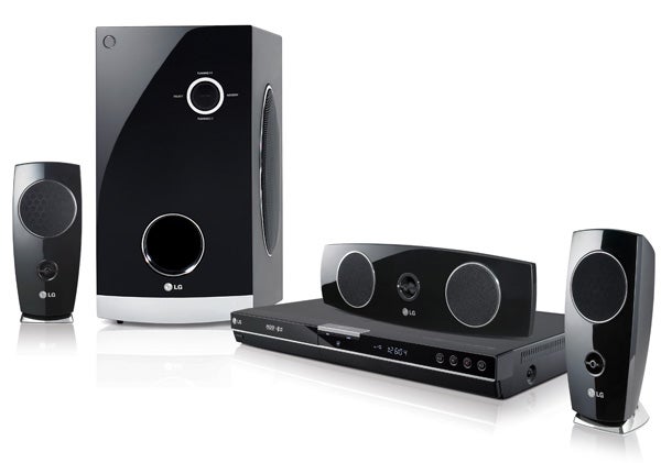 LG HRT403DA Home Cinema System with speakers and player.