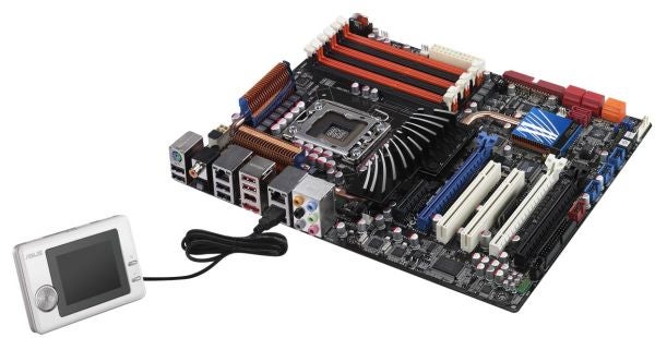 Asus P6T Deluxe motherboard with Palm OC Edition device