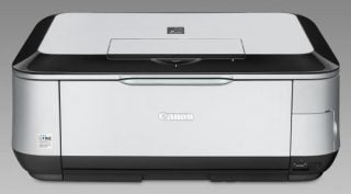 Canon PIXMA MP630 All-In-One Inkjet printer on a gray background.