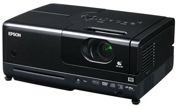 Epson EH-DM2 LCD Projector with integrated DVD player.