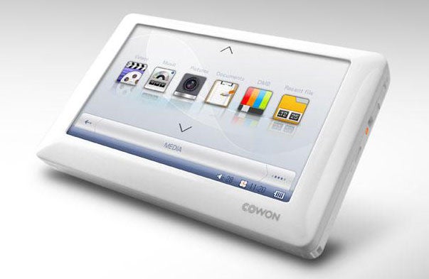 Cowon O2 Personal Media Player on white background.