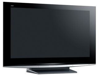 Panasonic Viera TH-42PZ800 42-inch plasma TV on display.