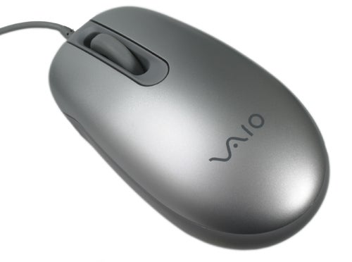 Sony VAIO branded mouse connected with a cord
