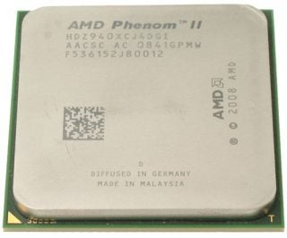 AMD Phenom II X4 940 Black Edition CPU on white background