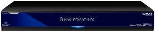Humax Foxsat-HDR Freesat PVR front view on white background.