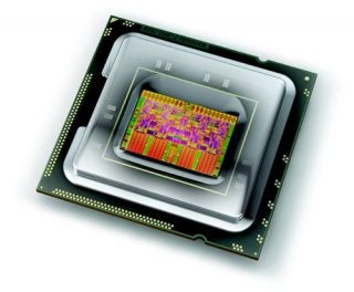 Intel Core i7 940 processor without a heat spreader.