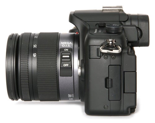 Panasonic Lumix DMC-G1 camera with lens attached.