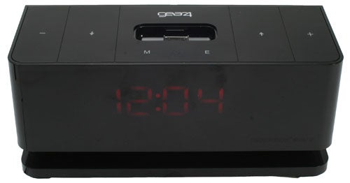Gear4 Blackbox 24/7 alarm clock with digital display showing time.