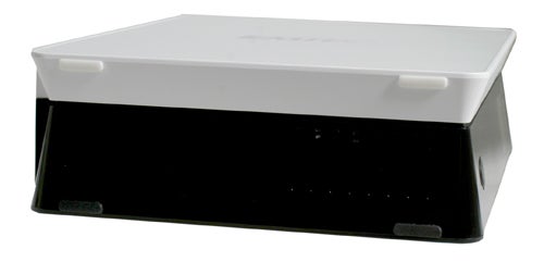 Emtec Movie Cube S800 multimedia player on white background.