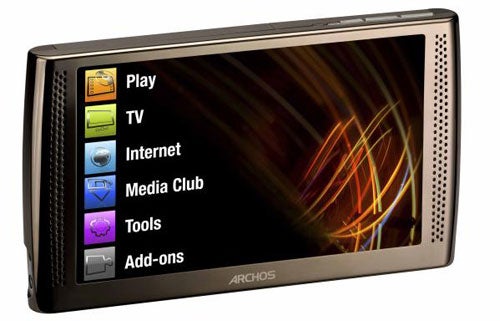 Archos 7 160GB Internet Media Tablet on display