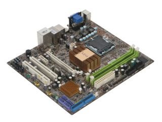 MSI G41M Micro ATX Motherboard on white background.