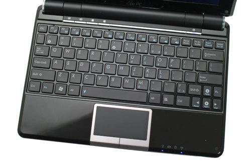 Asus Eee PC 1000HE laptop with keyboard visible