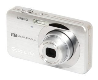 Casio Exilim EX-Z85 compact digital camera on white background.